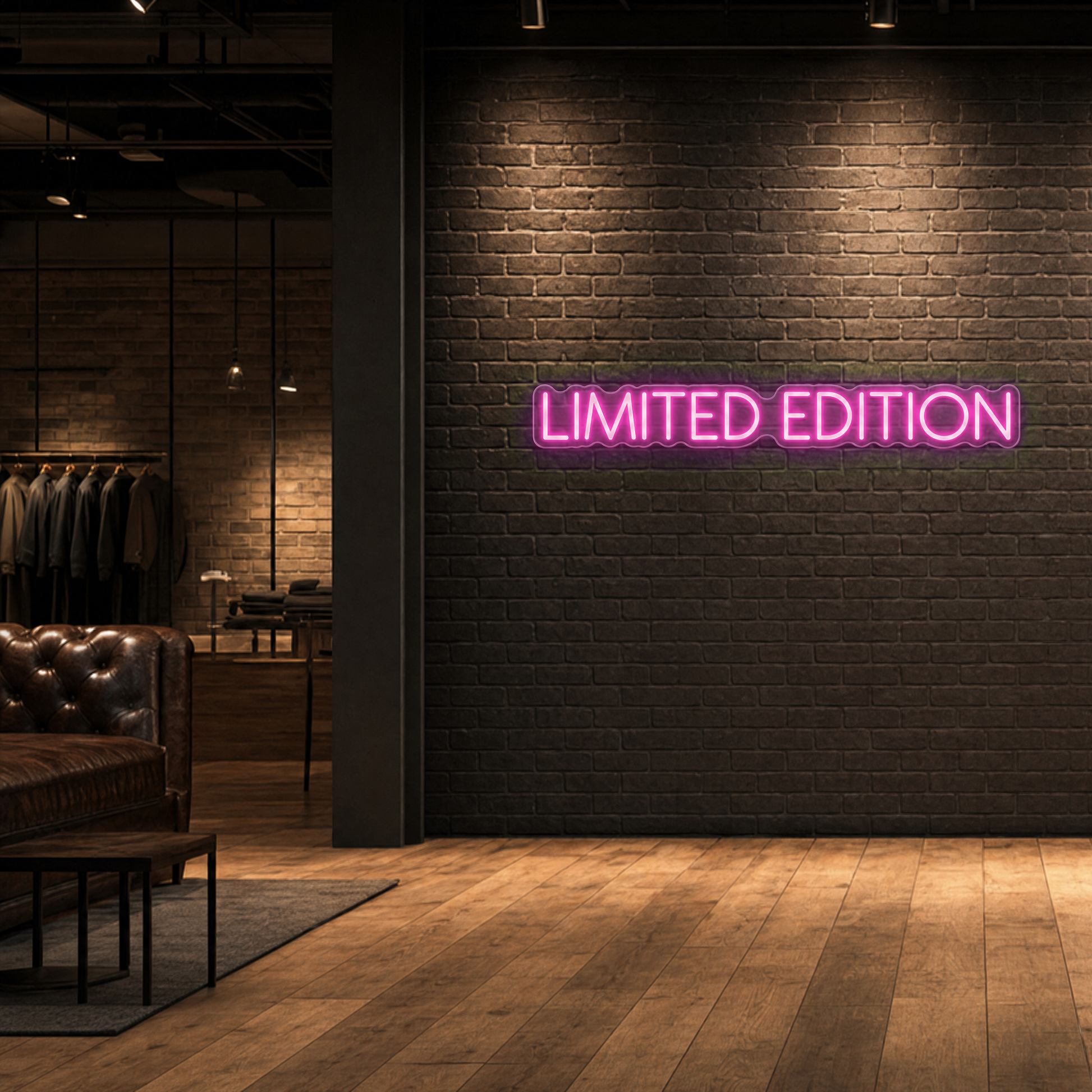 Neon Schild LIMITED EDITION – PowerLED Leuchtreklame mit Dimmer & Fernbedienung